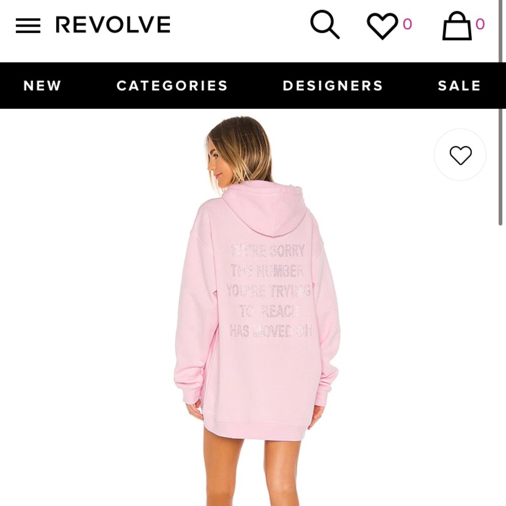 Boys lie pink hoodie